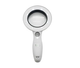 Lupa De Mão Com Led E Lente De Aumento 12x - Profissional